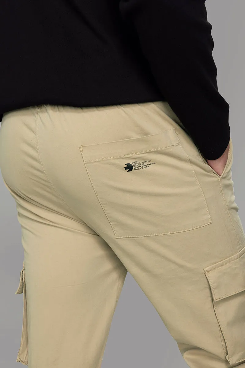 Streetstyle Beige Cargo Pant
