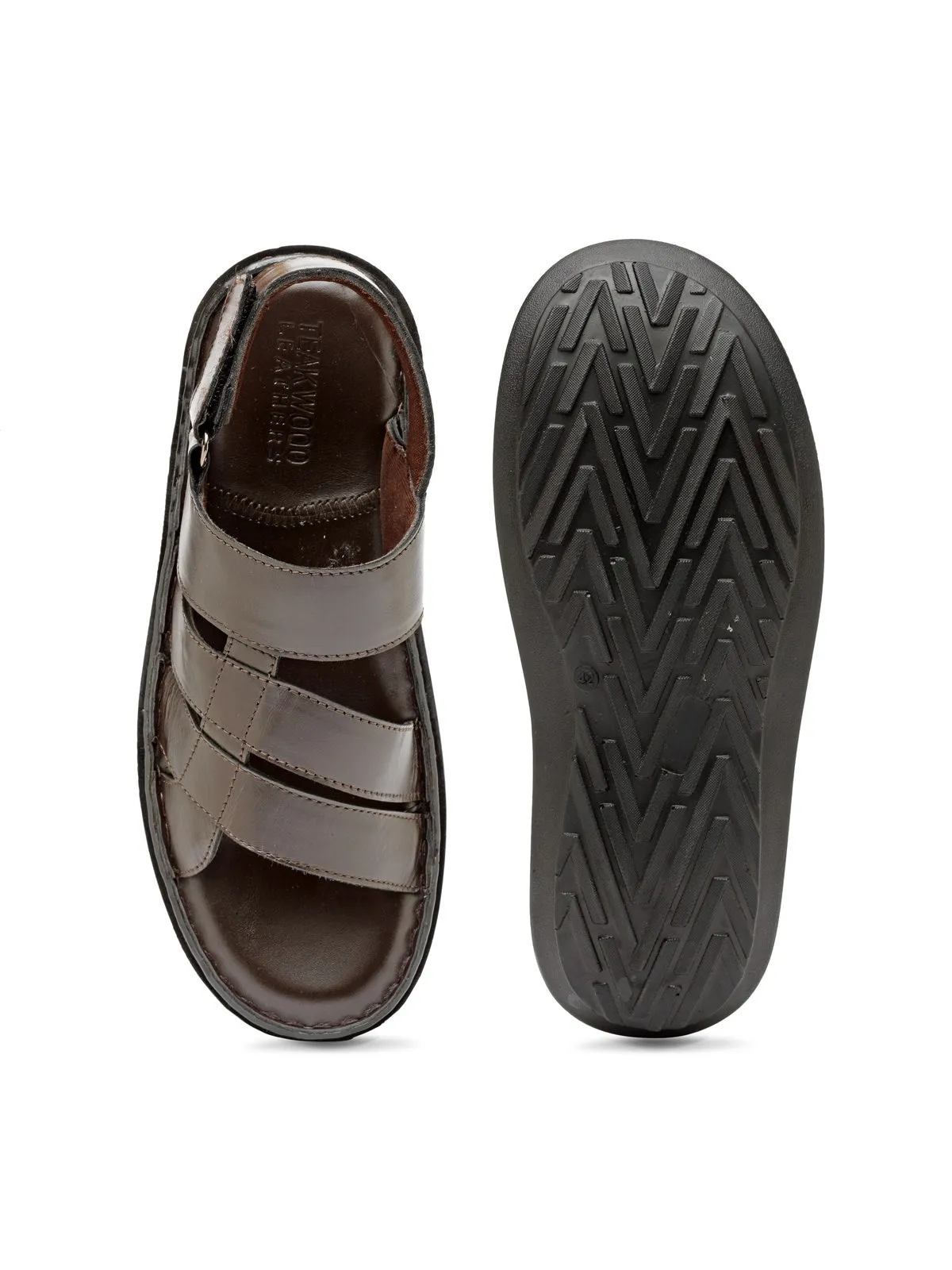 Teakwood Brown Daily Wear Sandals