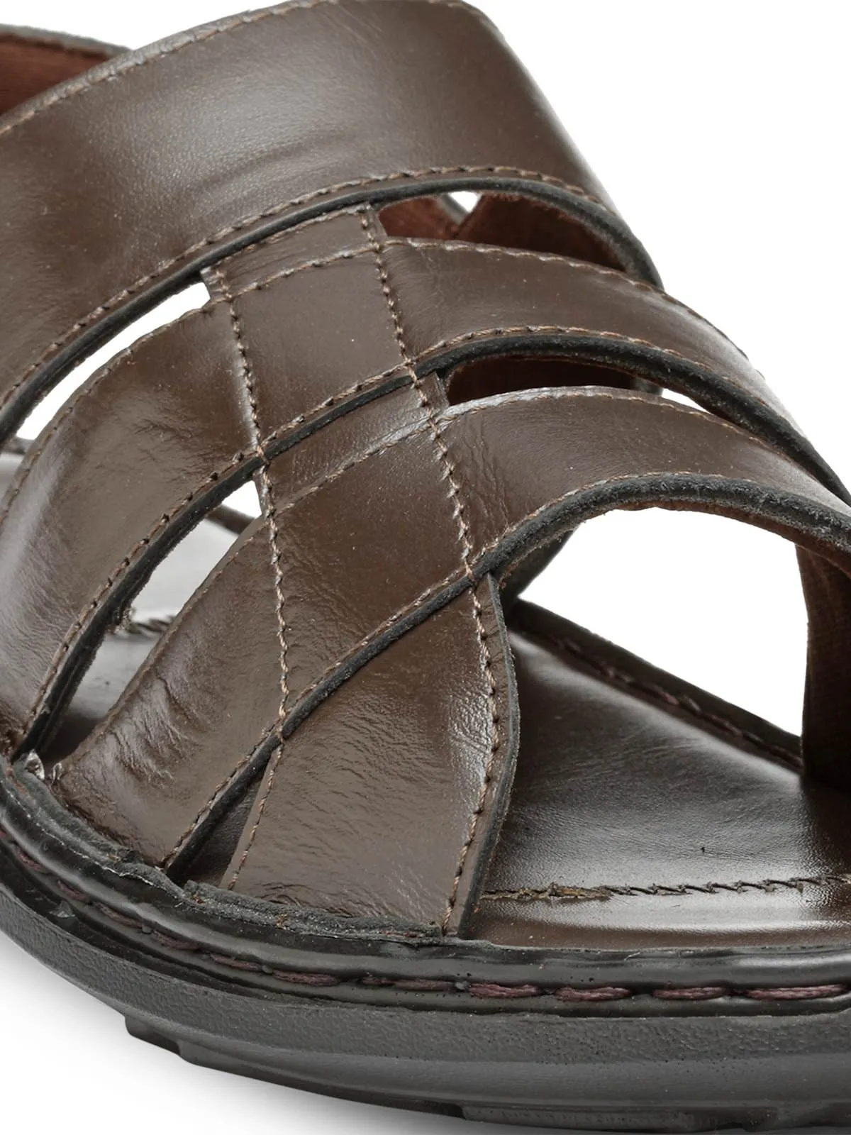 Teakwood Brown Daily Wear Sandals