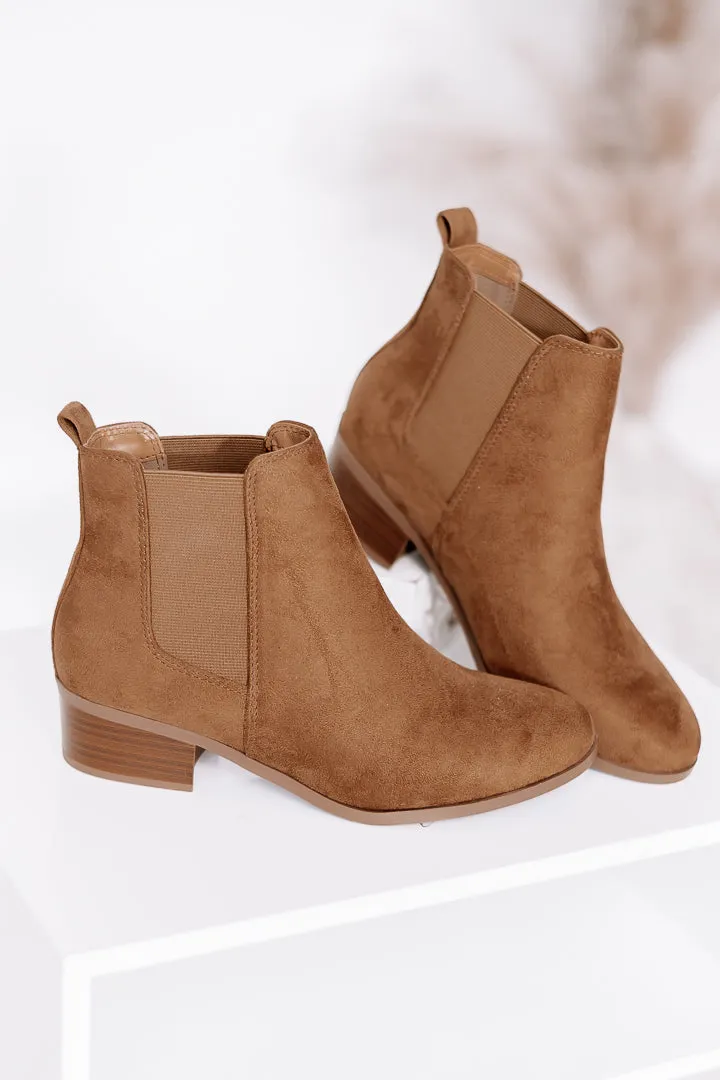 Teapot Ankle Booties | Tan