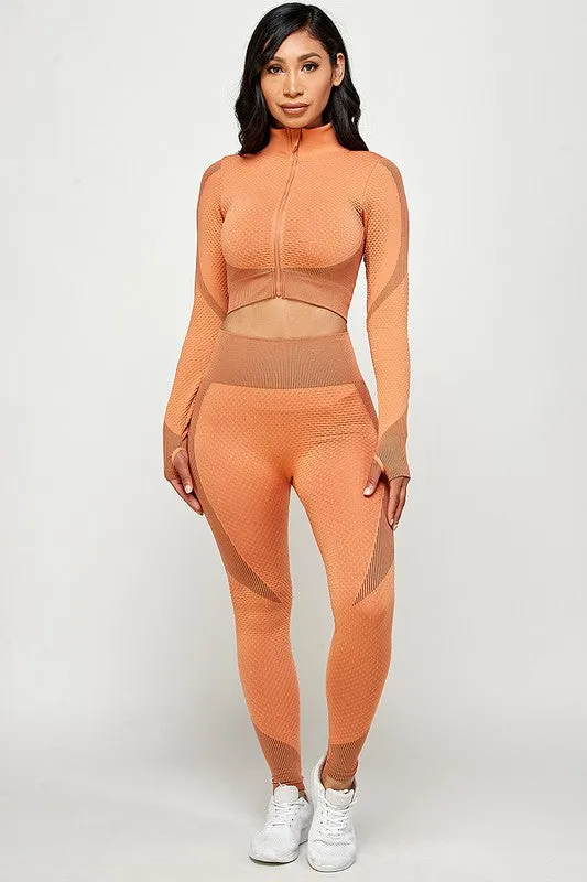 Textured Scuba 2-Piece Set (New Colors)