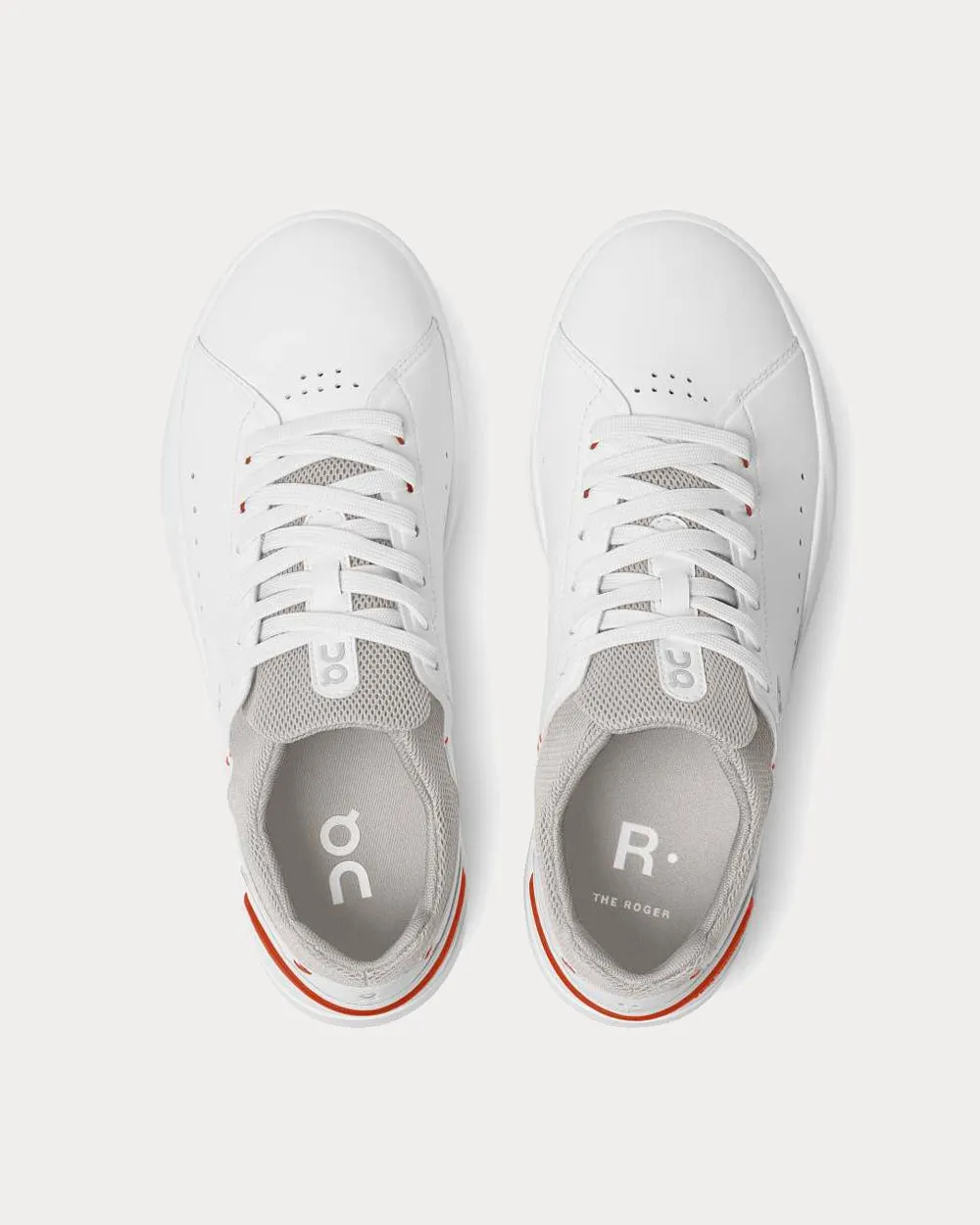 The Rodger Advantage White Flare Low Top Sneakers