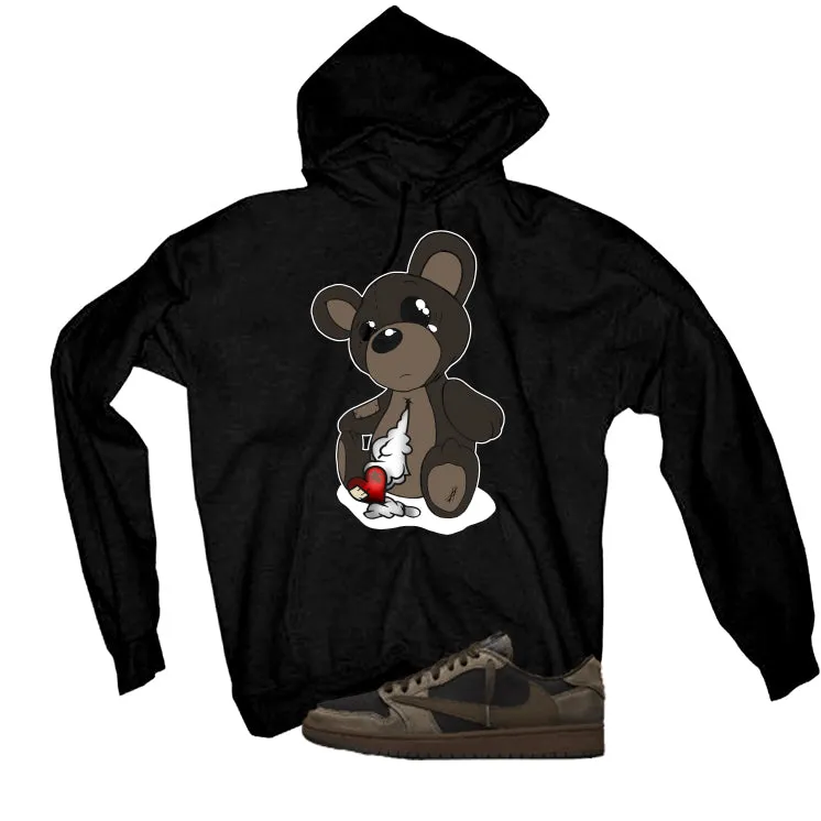 Travis Scott x Air Jordan 1 Low OG Velvet Brown Black T-Shirt (Teddy)| illcurrency