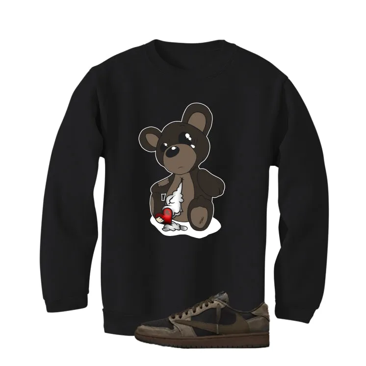 Travis Scott x Air Jordan 1 Low OG Velvet Brown Black T-Shirt (Teddy)| illcurrency