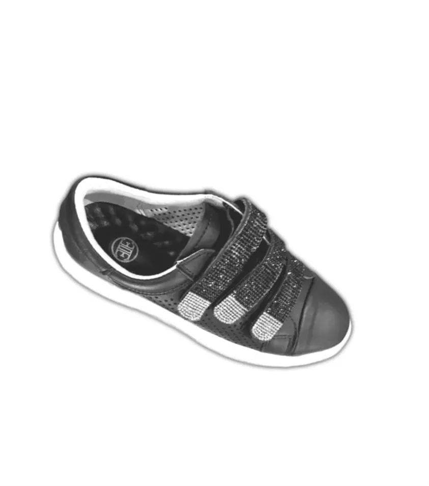 VELCRO BLING BLACK RUNNERS