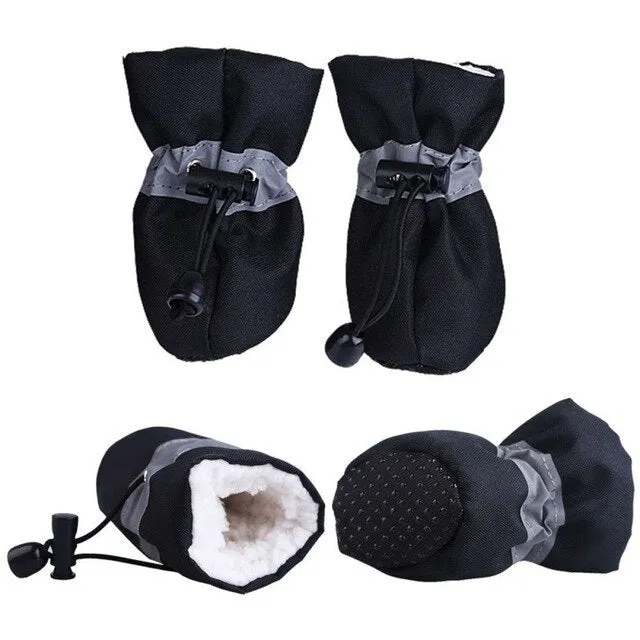 Waterproof Pet Dog Soft-Soled Shoes Anti-Slip Rain Footwear