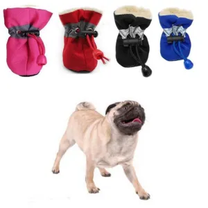 Waterproof Pet Dog Soft-Soled Shoes Anti-Slip Rain Footwear