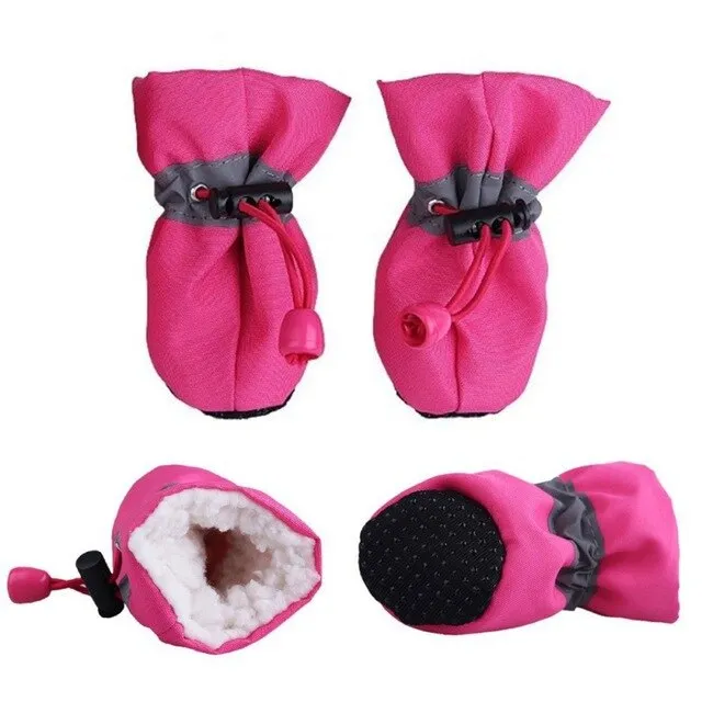 Waterproof Pet Dog Soft-Soled Shoes Anti-Slip Rain Footwear