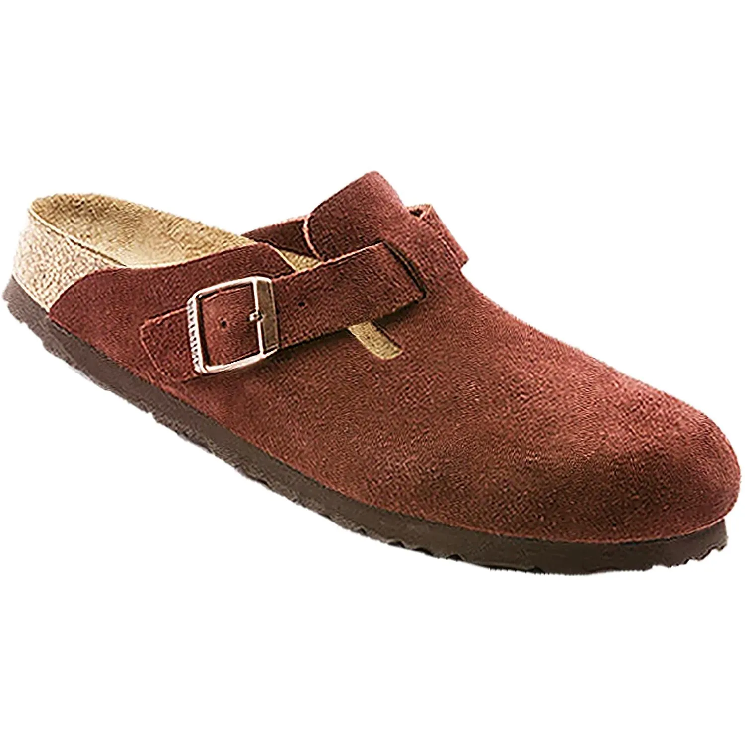 Women's Birkenstock Boston Soft Footbed Port Suede