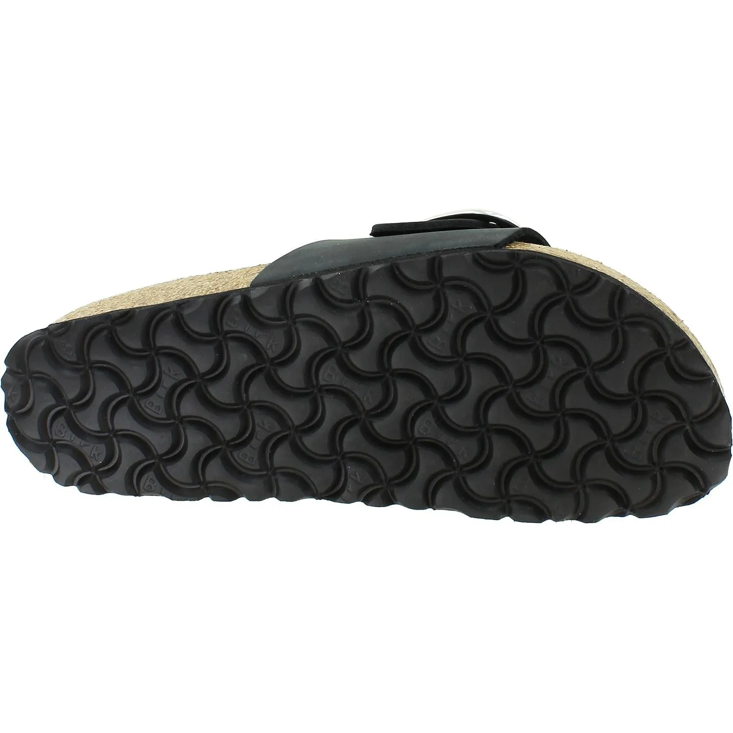 Women's Birkenstock Madrid Big Buckle Black Oiled Leather