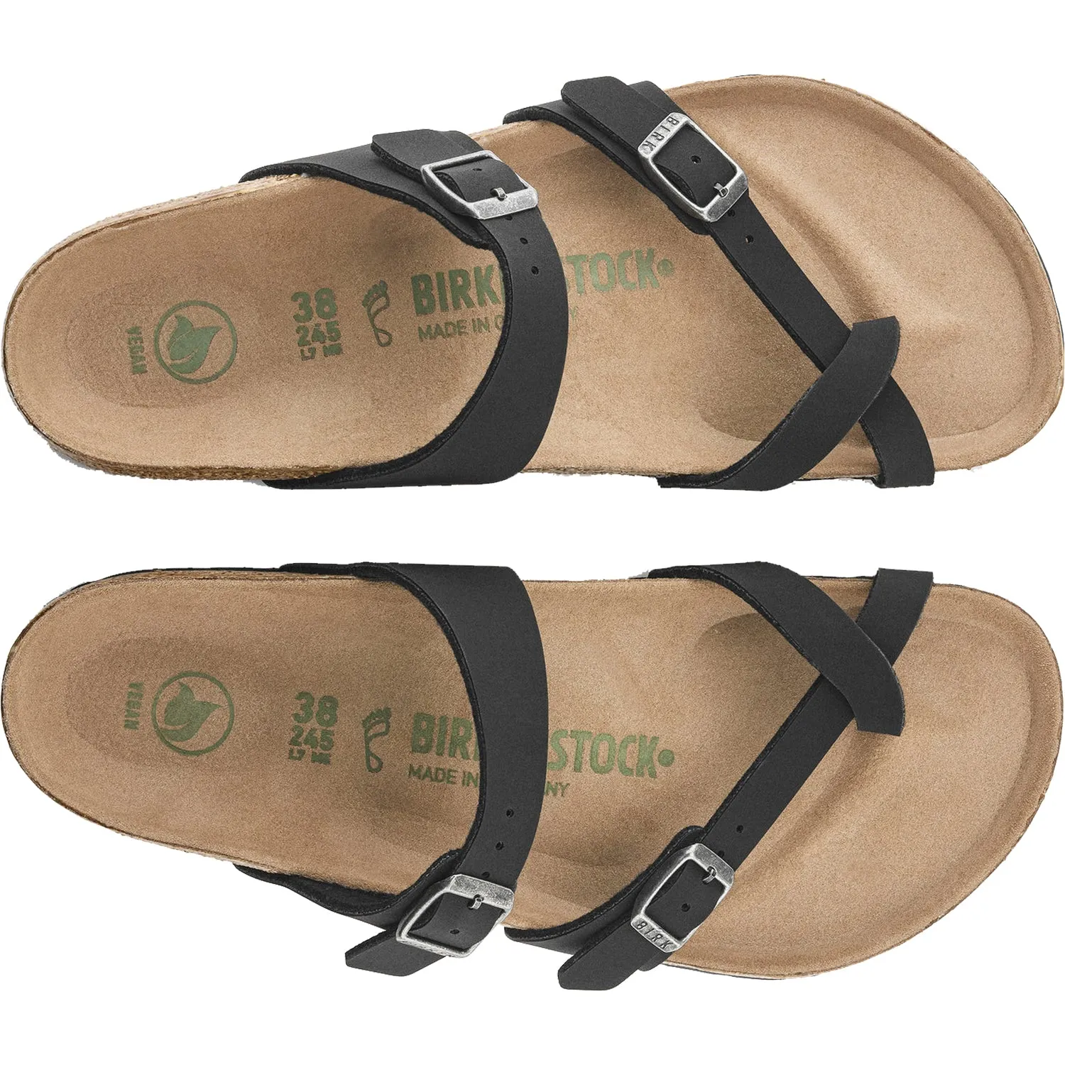 Women's Birkenstock Mayari Vegan Black Birkibuc