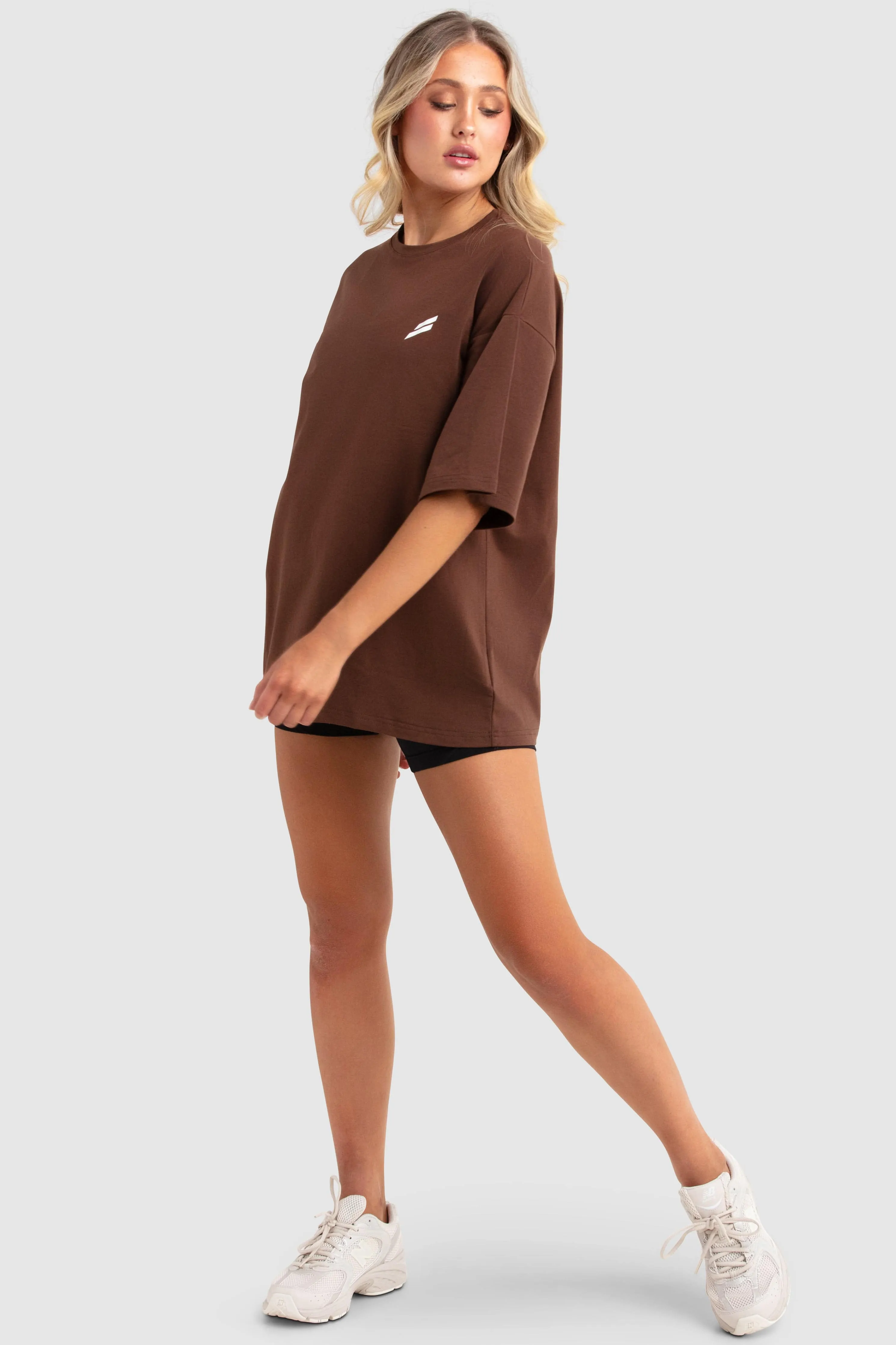 Women's Everyday Oversize Tee - Espresso