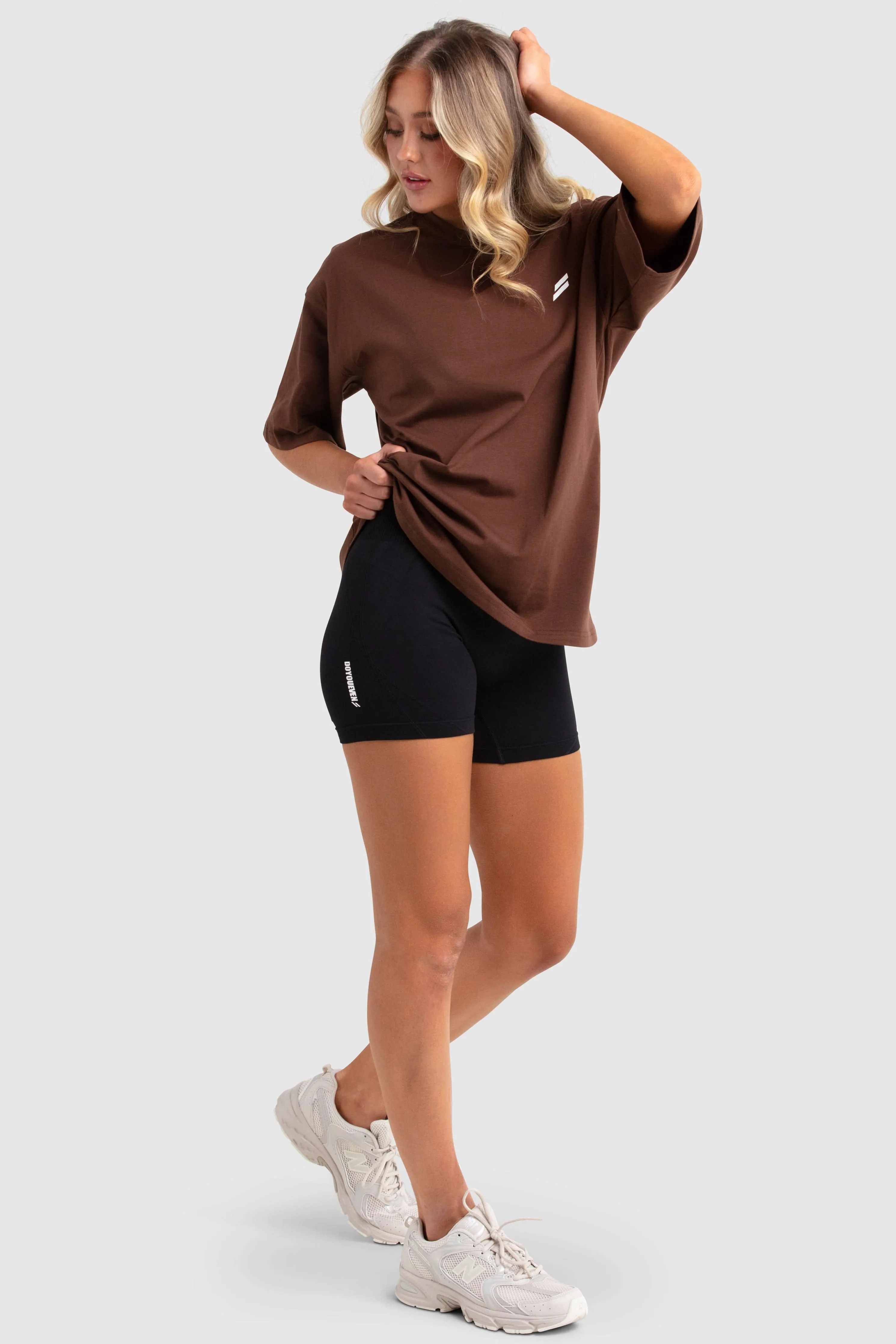 Women's Everyday Oversize Tee - Espresso