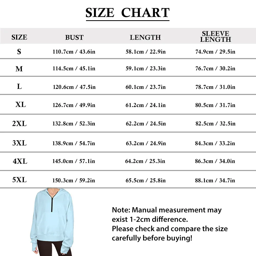 Women's Half Zip Cropped Hoodies Custom Face American Flag Fleece Athletic Pullover Hoodies with Pockets Thumb Hole
