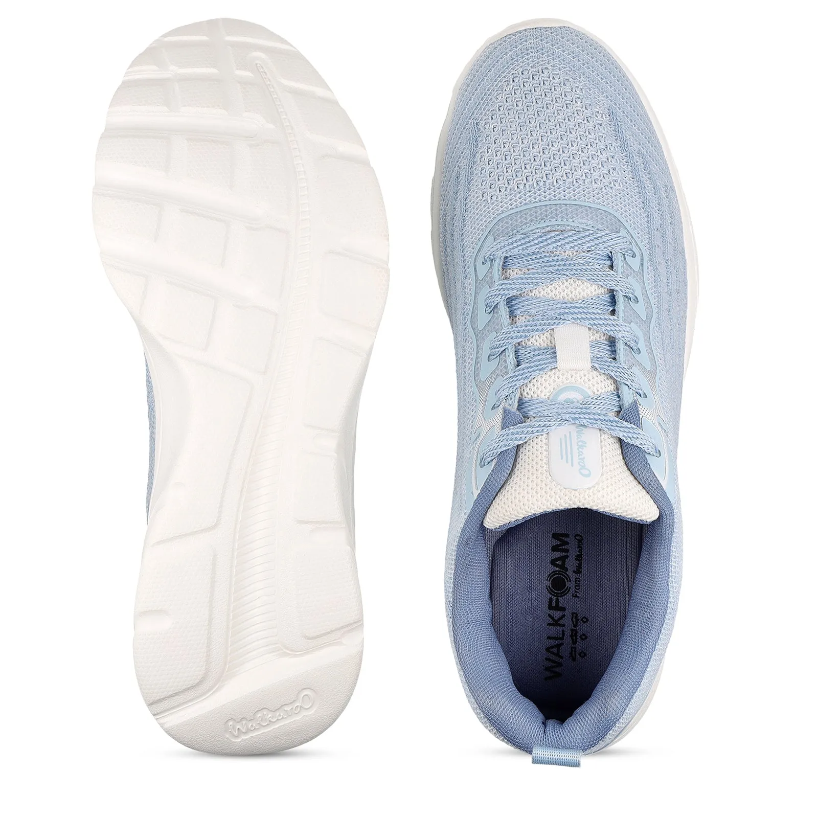 Women's Lace-up Walking Shoes - WS9913 Ice Blue