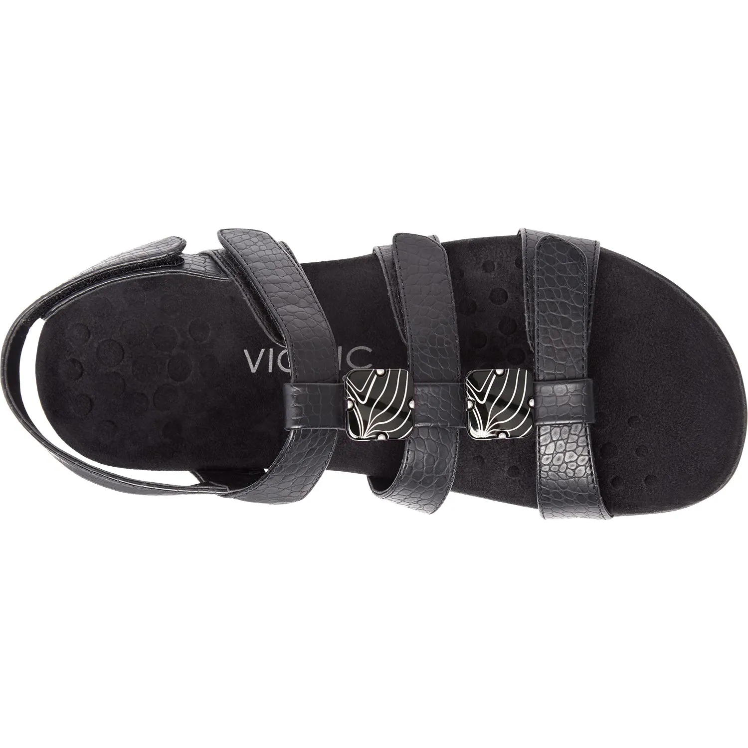 Women's Vionic Amber Black Croc Synthetic